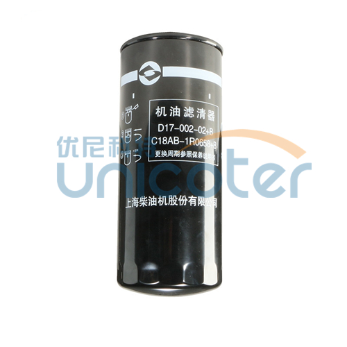 Oil filter D17-002-02+B for D6114 engine